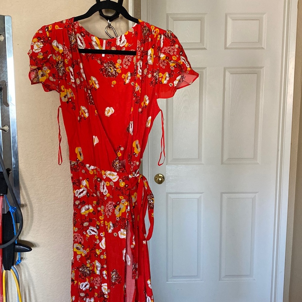 Free people floral maxi dress